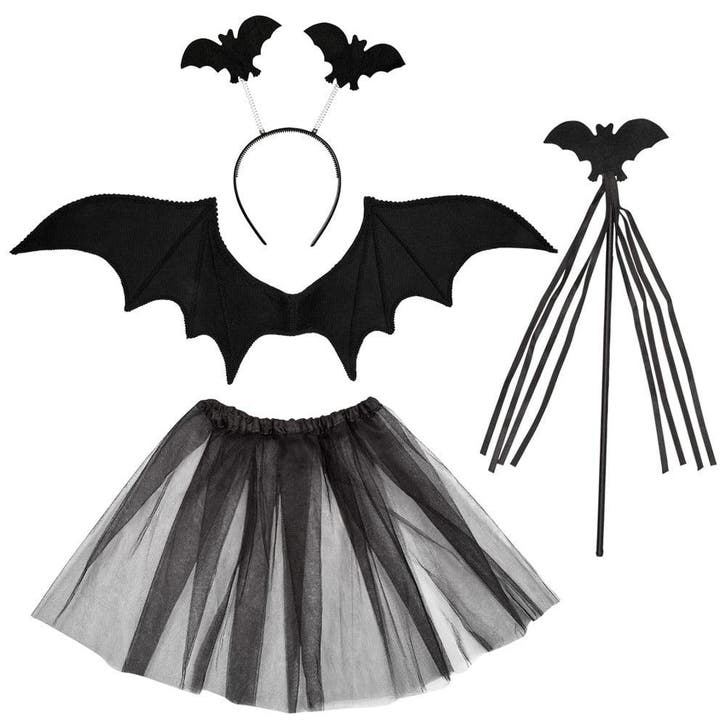 Halloween Set Vleermuis 4 delig, Hobby en Vrije tijd, Feestartikelen, Nieuw, Verzenden