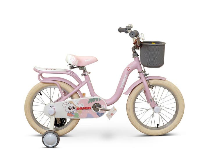 Z2403-kinderfiets-16inch- Pinkzonix Meisjesfiets 16 Inch, Fietsen en Brommers, Fietsen | Meisjes, Ophalen of Verzenden