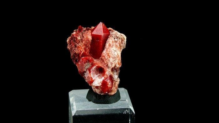 hematoïde kwarts - Chella, Valencia, Spanje - Hoogte: 3 cm -, Collections, Minéraux & Fossiles