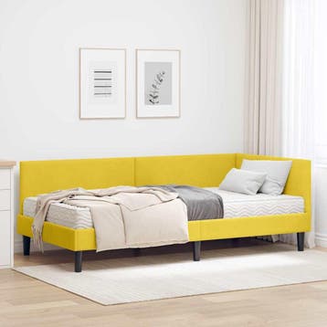 vidaXL Hoekbedframe met Matras Anders met hoofdeinde 2 st, Verzenden, Nieuw