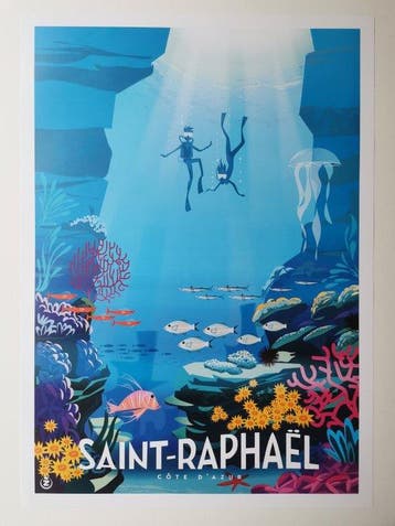 Monsieur Z - Saint Raphaël - Plongée - 2020s, Antiquités & Art