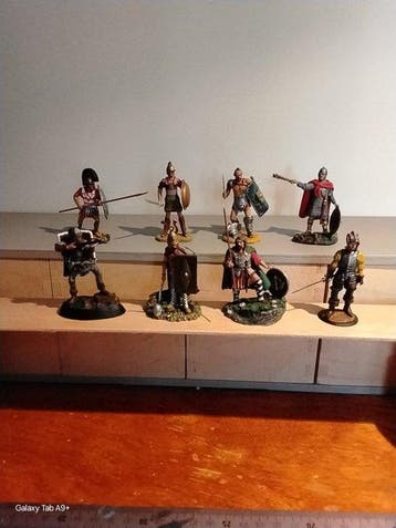 Militaire miniatuur beeldjes - Lote de 8 figuras de, Nieuw