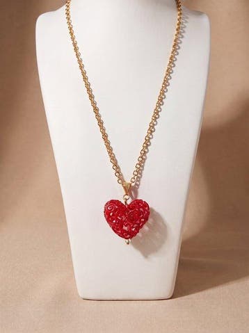 Murano-glas - Ketting met hanger - Hart in Morise, Antiek en Kunst