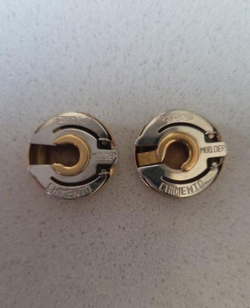 Chimento - Manchetknopen - Double - 18 karaat Geel goud,, Handtassen en Accessoires, Antieke sieraden