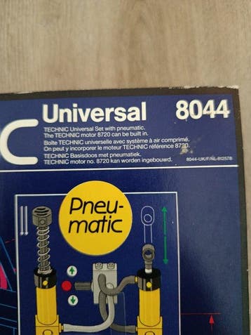 Lego Set - 8044 - Technic - Universal, Nieuw