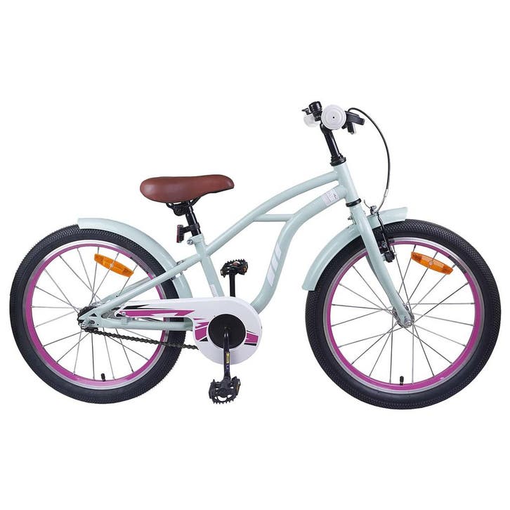 vidaXL Kinderfiets 18 Inch voor 5-7 jaar oud Lichtgroen, Fietsen en Brommers, Fietsen | Racefietsen, Nieuw, Verzenden