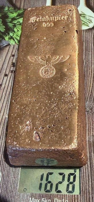 1628 gramm - Koper - Edelmetalle Deutschland - Verzegeld met