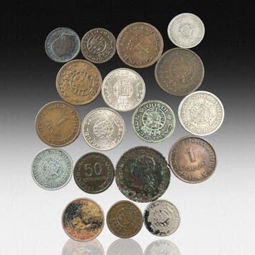 Portugese koloniën. Lote de 18 Moedas Colónias Portuguesas,