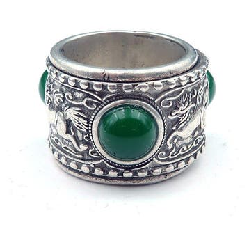 De Ring van de Drie Grommen – Duimring met Qilin-kracht –