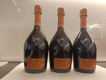 Ruinart, Brut Rosé - Champagne - 3 Bouteille (0,75 l), Collections