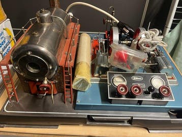Stoommachine - Wilesco - Metaal, Tin, Aluminium - 1950-1960