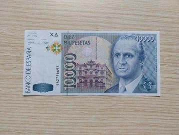 Spanje. - 10 000 Pesetas 1992 - serie 9A - replacement -