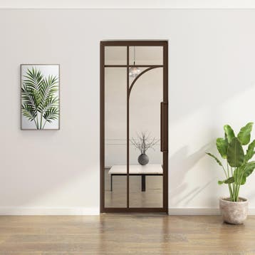 Stalen Taatsdeur - Brons - 5 Vlaks rond - Helder glas*, Minder dan 80 cm, Overige typen, Nieuw, Metaal