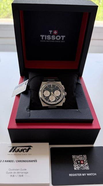 Tissot - PRX Chronograph - Sans prix de réserve -, Handtassen en Accessoires, Horloges | Heren, Nieuw