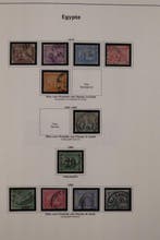Égypte 1867/1954 - Collection en 2 albums de préimpression, Postzegels en Munten, Gestempeld