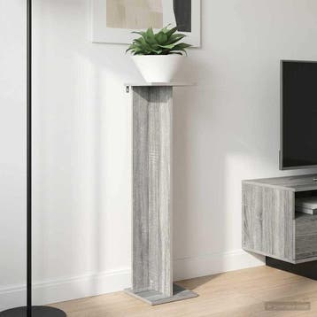 vidaXL Plantenstand 2 st Grijs Sonoma 25 x 25,5 x 100,5 cm, Verzenden