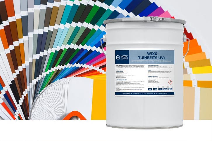 Wixx Tuinbeits UV+ Mengkleur 20L, Doe-het-zelf en Bouw, Verf, Beits en Lak, Nieuw, Verzenden