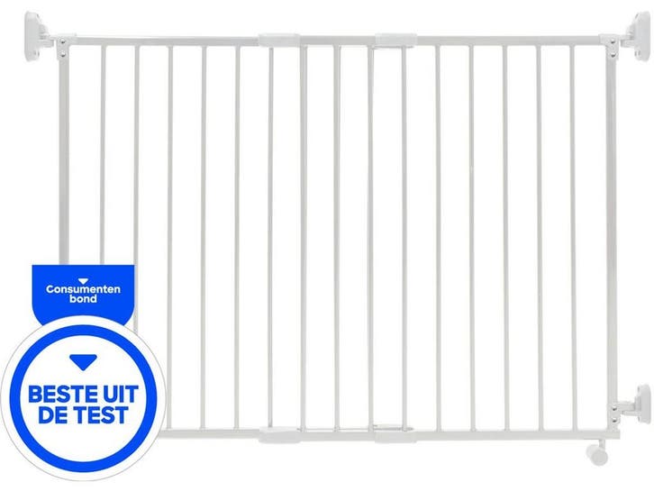 SafetyThings Traphekje - Op Wielen - Uitschuifbaar 80 - 130, Kinderen en Baby's, Traphekjes, Zo goed als nieuw, Verzenden