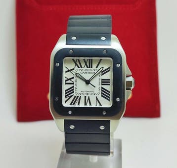Cartier - Santos 100 XL - W20121U2 - Homme - 2010-2020, Nieuw