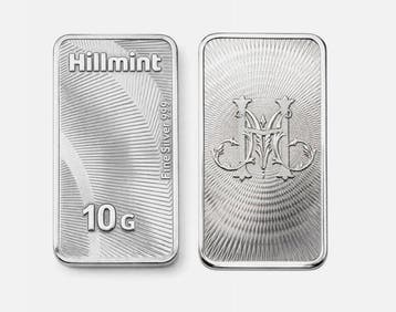 10 grammes - Argent .999 - HILLMINT (Sans prix de réserve)