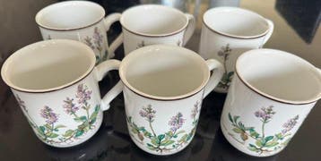Villeroy & Boch - Service à café (6) - botanica - Porcelaine