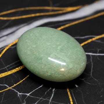 Natural Green Aventurine Palm Stone – Oval Polished Pocket C, Handtassen en Accessoires, Overige Accessoires, Verzenden, Nieuw