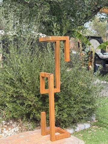 Ana Lucia B.M - Sculpture Corten - XL - No Reserve