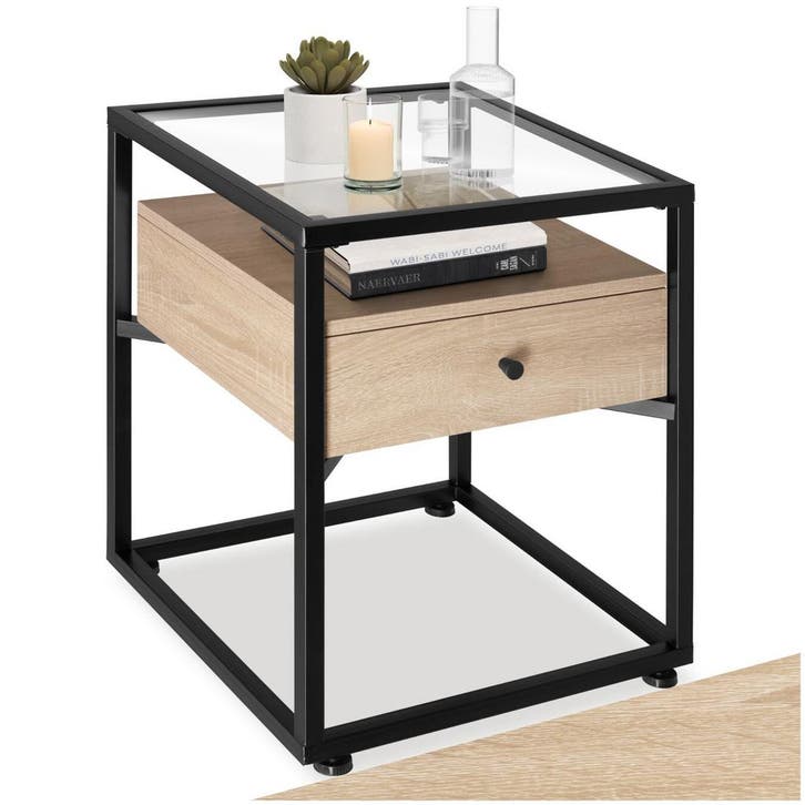 Nachtkastje Preston 43x45x54,5cm, Maison & Meubles, Tables | Tables d'appoint, Envoi