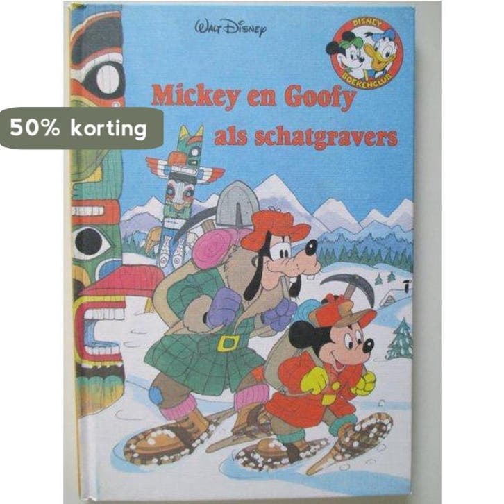 Mickey en Goofy als schatgravers / Disney Boekenclub / 71, Livres, Livres Autre, Envoi