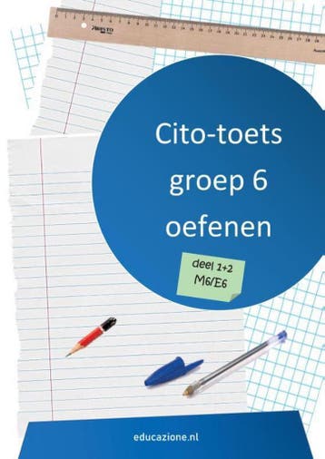 Cito-toets Oefenen Groep 6 M6 en E6 / Cito-toets groep 6, Boeken, Schoolboeken, Verzenden, Zo goed als nieuw