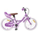 vidaXL Kinderfiets 18 Inch voor 5-7 jaar oud Paars, Fietsen en Brommers, Fietsen | Racefietsen, Verzenden, Nieuw