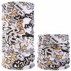 Fako Fashion - Microfiber Faceshield - Bandana - Nekwarmer -, Verzenden