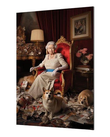 VANDAL - THE QUEEN - Corgis Mess