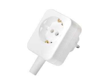 Martin Kaiser Adapter Plug With Earthing Contact Cable Entry, Bricolage & Construction, Verzenden