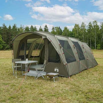 vidaXL Tunneltent Olijfgroen 427 x 315 x 178 cm Polyester en, Verzenden