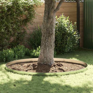 vidaXL Gras hek Gegalvaniseerde kleur 100 x 14 x 0.07 cm, Tuin en Terras, Verzenden, Nieuw