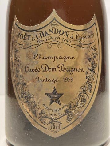 1975 Dom Pérignon - Champagne Brut - 1 Fles (0,75 liter), Verzamelen, Nieuw