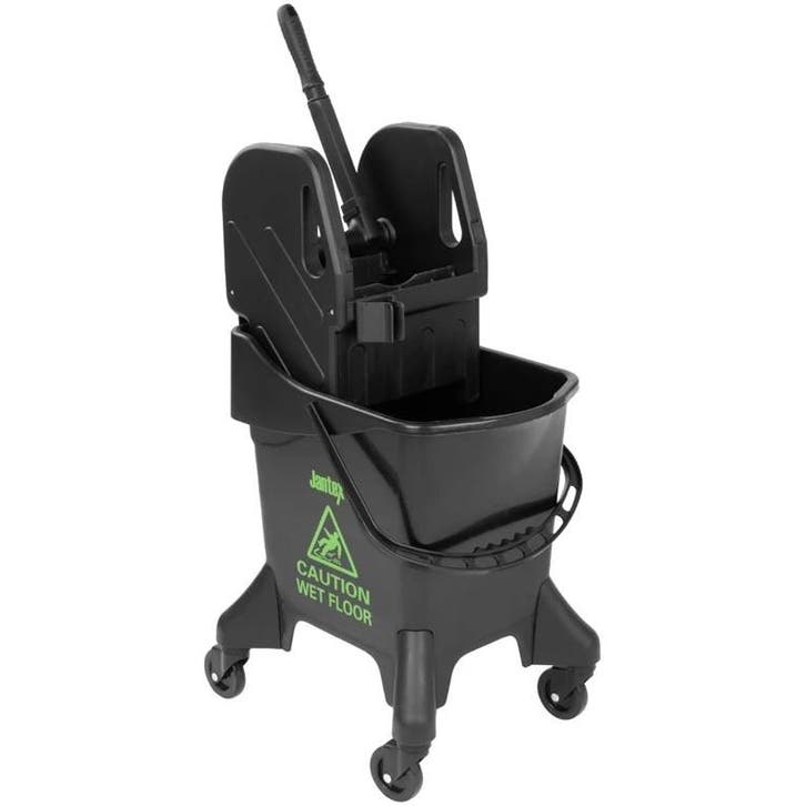 Rolemmer + Wringer | Zwart | 20L | Groen (Kleurcodering) |, Articles professionnels, Horeca | Équipement de cuisine, Envoi