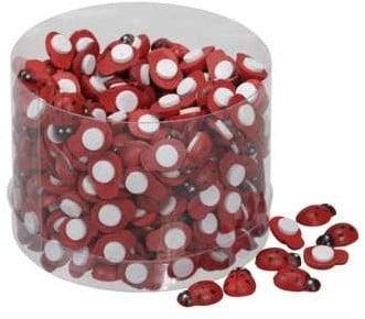Lieveheersbeestje zelfklevend 13 mm doosje ca. 360 stuks, Nieuw