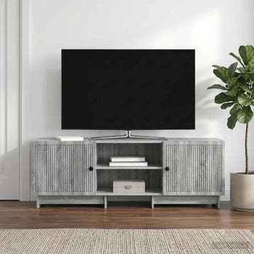 vidaXL TV Kast 150 x 31 x 50 cm Grijs Sonoma Geconstrueerd, Huis en Inrichting, Verzenden, Nieuw