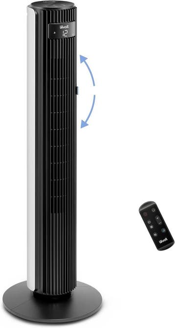 Stille Torenventilator 42 inch | Tweede kansje | OP = OP, Verzenden, Ventilator met afstandsbediening, Nieuw, Torenventilator