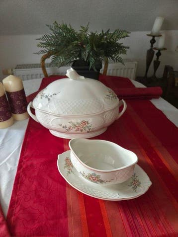 Villeroy & Boch - Rosette • Große Suppenterrine & Sauciere, Antiquités & Art