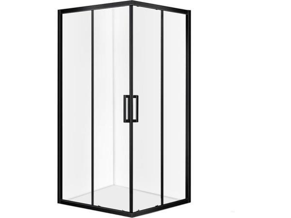 Veiling - Douchecabine - 90x90 - Vierkant - Mat Zwart - Schu, Doe-het-zelf en Bouw, Sanitair