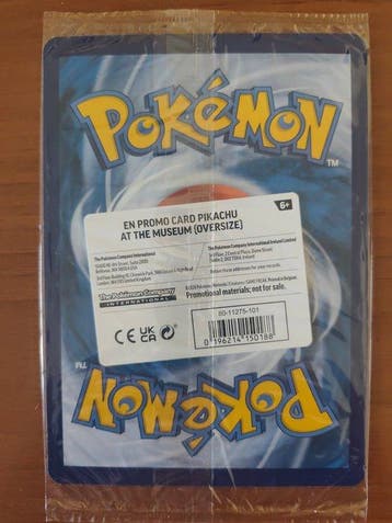 Pokémon - 1 Card - Pikachu at the museum Promo card, Event