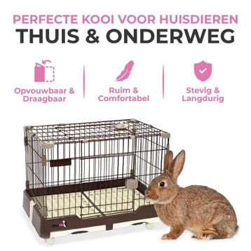 MaxxPet hondenbench konijnenhok 99x62x71cm (Hondenbenches), Ophalen of Verzenden, Nieuw