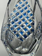Val Saint Lambert - Vase - Cristal - Vase bleu Vsl