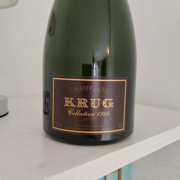 1988 Krug, Collection - Reims Brut - 1 Fles (0,75 liter), Verzamelen, Wijnen