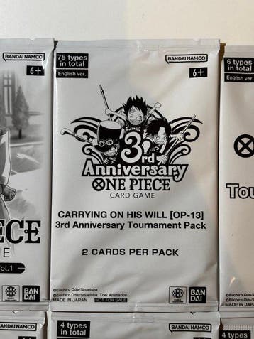 Bandai - 6 Booster pack - One Piece - Sealed Promo Pack Lot, Hobby & Loisirs créatifs, Jeux de cartes à collectionner | Autre