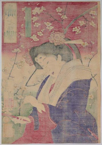 Yoshitoshi • Schoonheden en de 7 Bloemen • Ume — Pruim •