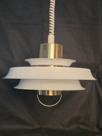 Vitrika - Plafondlamp - Poedergecoat staal - Vintage